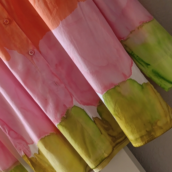 MELAROSA ITALY..HAND DYED TUNIC.. - Picture 3 of 8